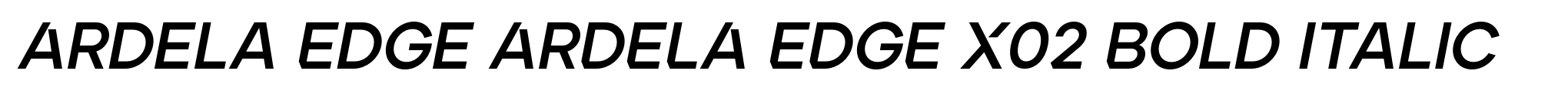 Ardela Edge ARDELA EDGE X02 Bold Italic image